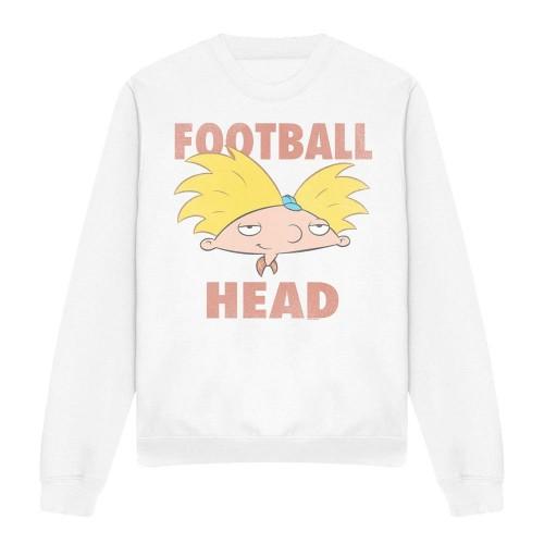 Hey Arnold! Unisex Erwachsenen Fußball Kopf Sweatshirt