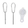Hand Mixer Attachments Stainless Steel Hand Mixer Beaters with Egg Separator for Replacement