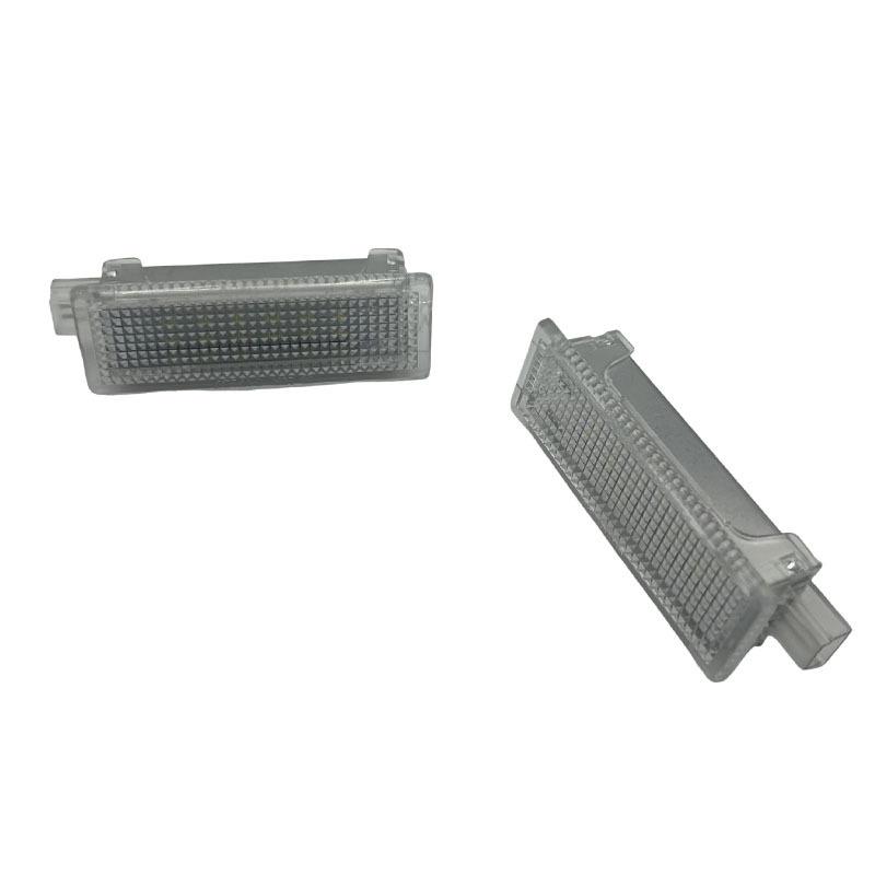 2pcs Car Interior LED Footwell Light Foot Lamp For BMW E90 E91 E92 E60 E65 F10 F20 E87 X5 E70 X3 E83 Compartment Glove Box Lamps