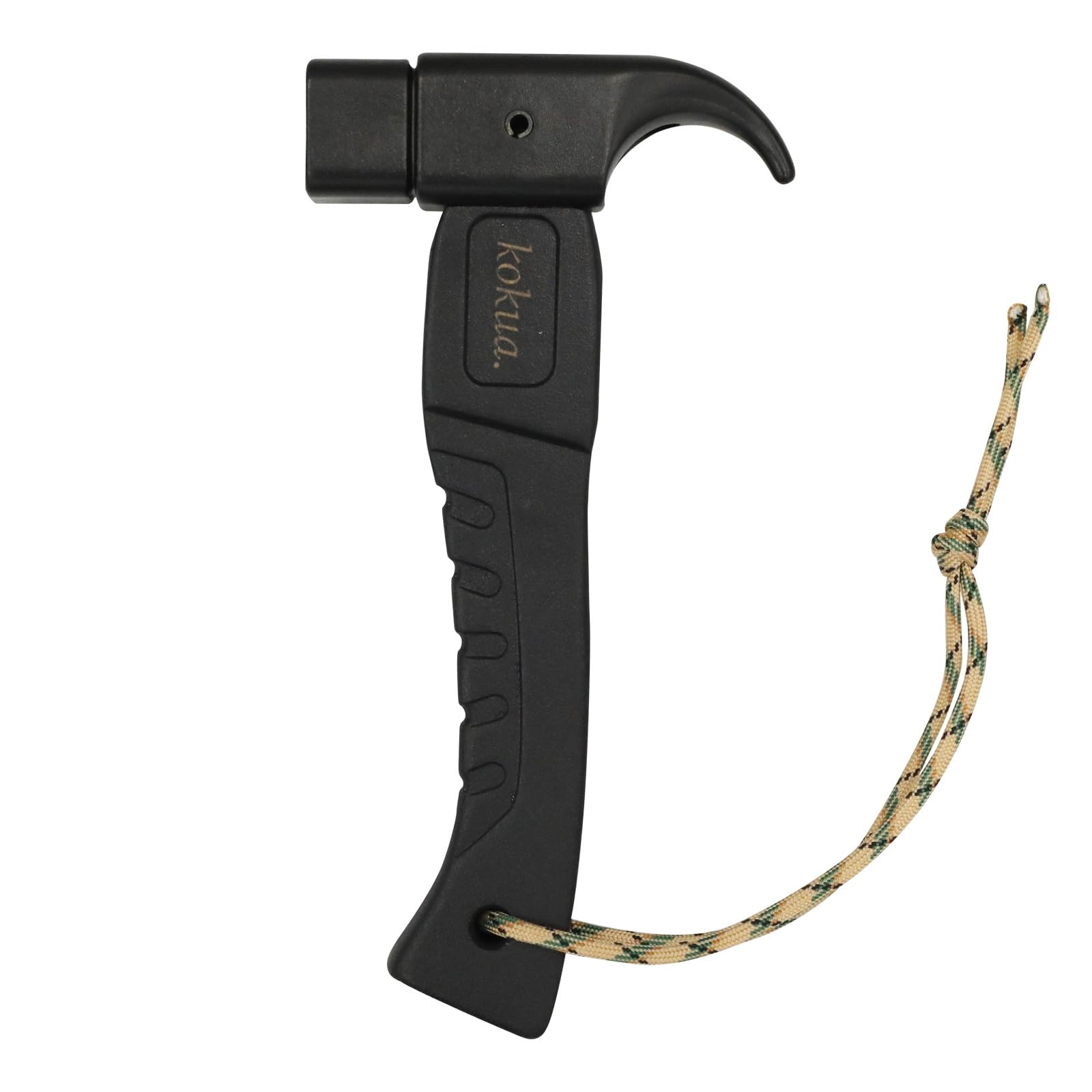

Peg Hammer Camp Hammer Lightweight Compact Wood Stainless Steel Head [kokua] (Black)