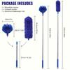 Versatile Retractable Bendable Duster Set Extendable Pole For Ceiling Cleaning Dust Removal Washable Household Cleaning Tool