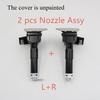 For Mitsubishi Outlander III 2013 2014 2015 Front Bumper Headlamp Headlight Washer Sprayer Nozzle with Cover Cap