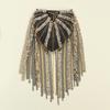 Crystal Brooch Shoulder Board Epaulets Jacket Vintage Brooch  Stage performance