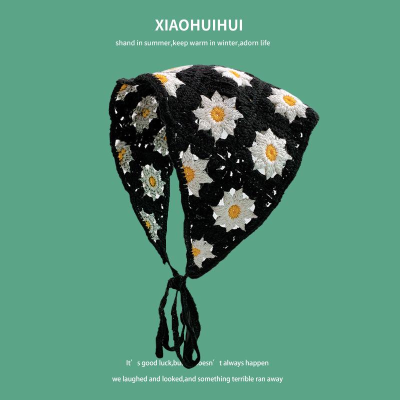 Pastoral Knitted Wool Headband - Cute, Simple Triangle Style Hair Accessory for Women