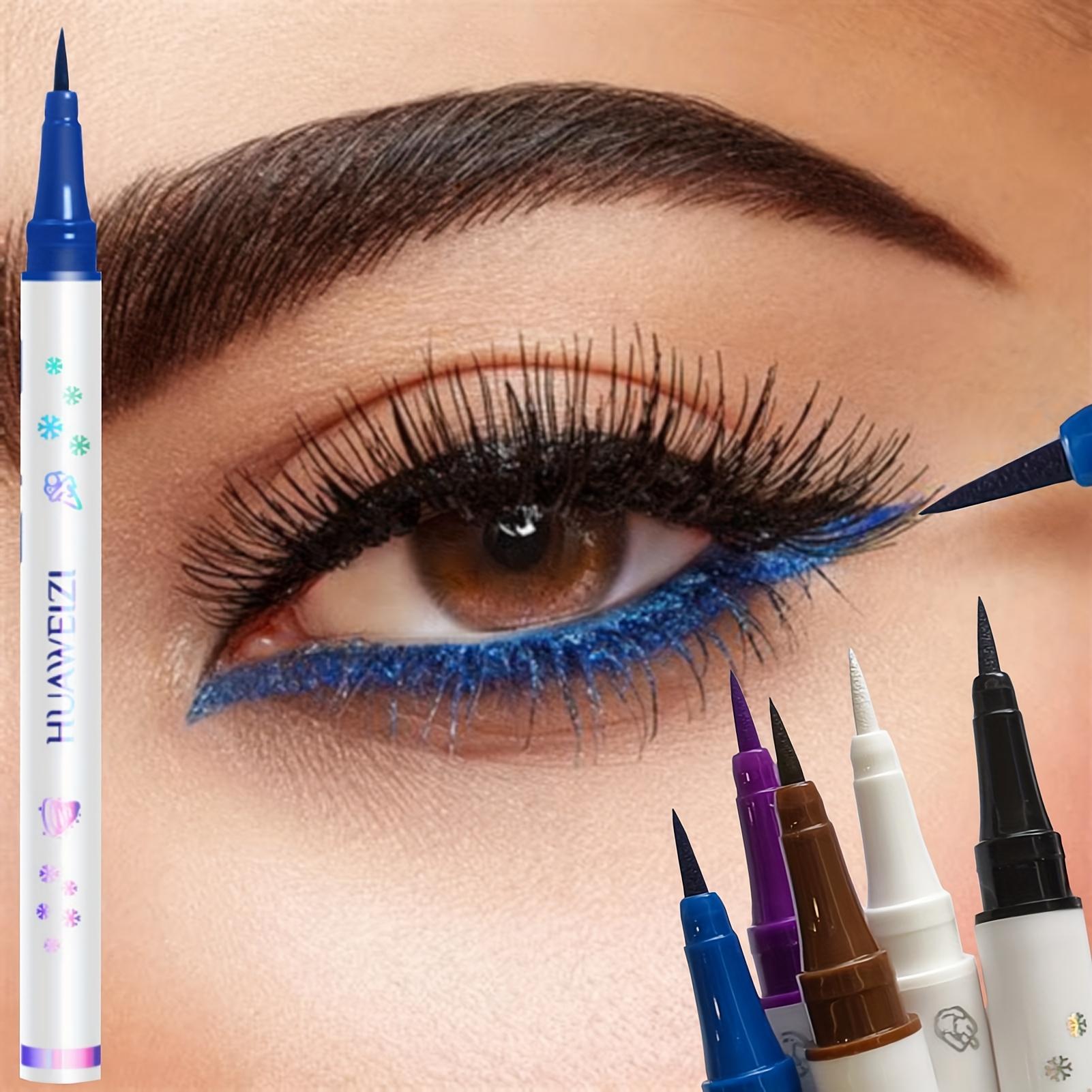 

White eye drop line pen, water-resistant, oil-resistant and non-smudging pen for lying silkworms. 01