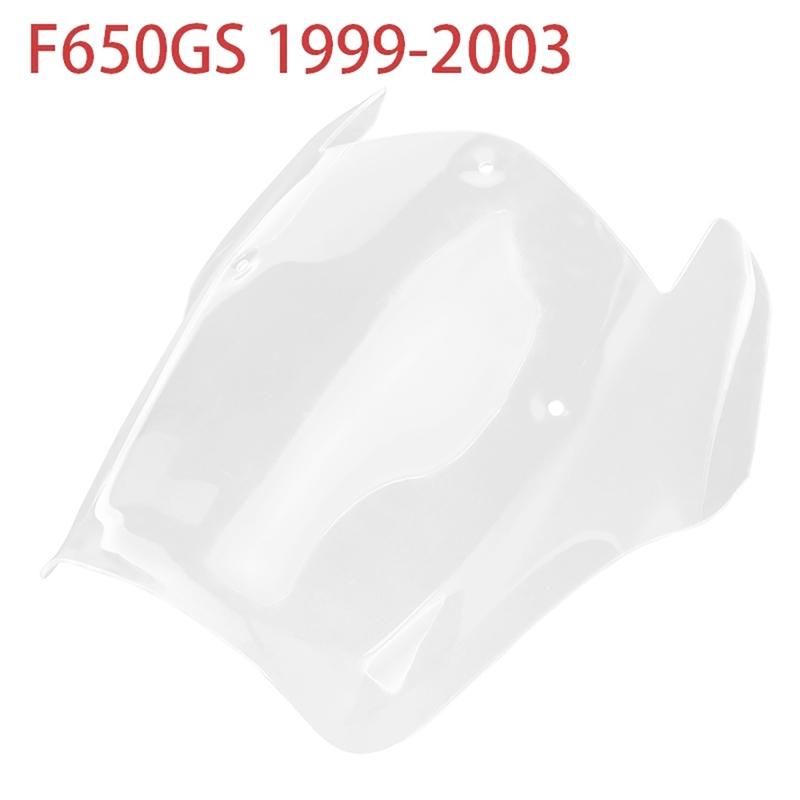 Clear Motorcycle Windshield Windscreen Wind Shield Screens Deflectors For-BMW F650GS F 650 GS 1999-2003