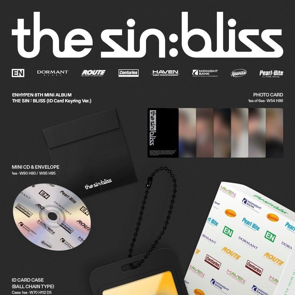 [Ready Stock] Enhypen - The Sin : Bliss (ID Card Keyring Ver.)
