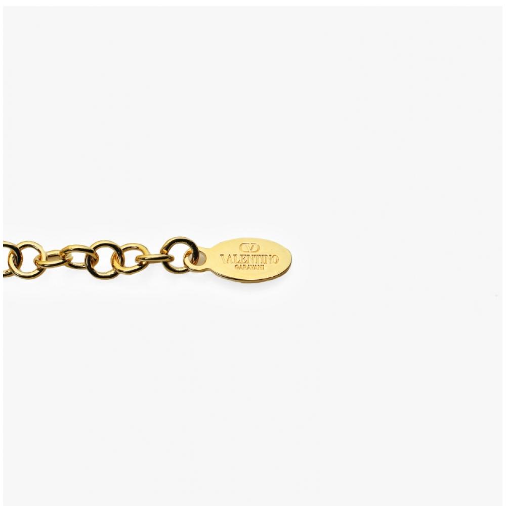 Valentino 4w2J0u87 Met Cs4  J0u87 Met Cs4  GaraVani V Logo Bracelet