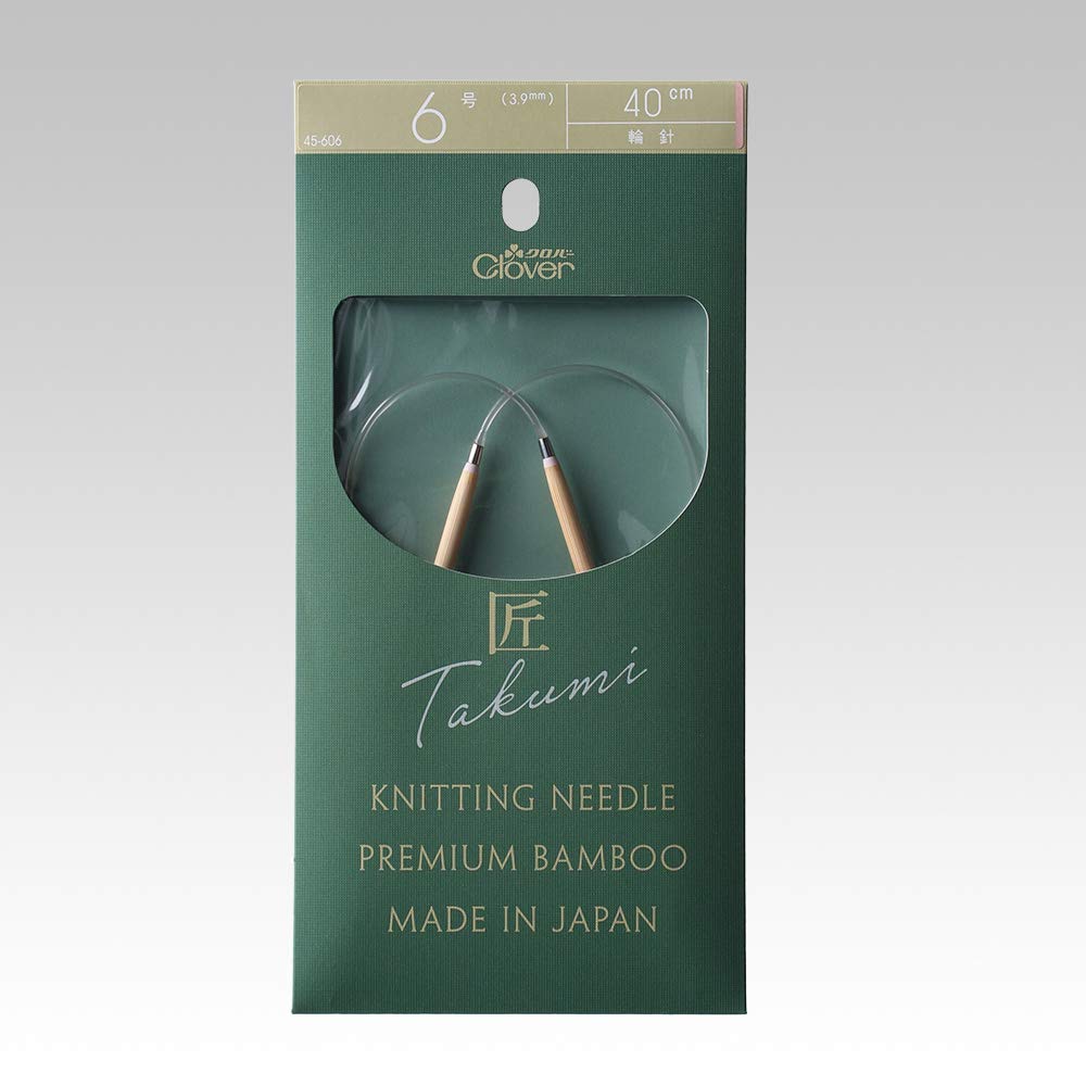 Clover Takumi Double-Pointed Needles S Size 6 40cm