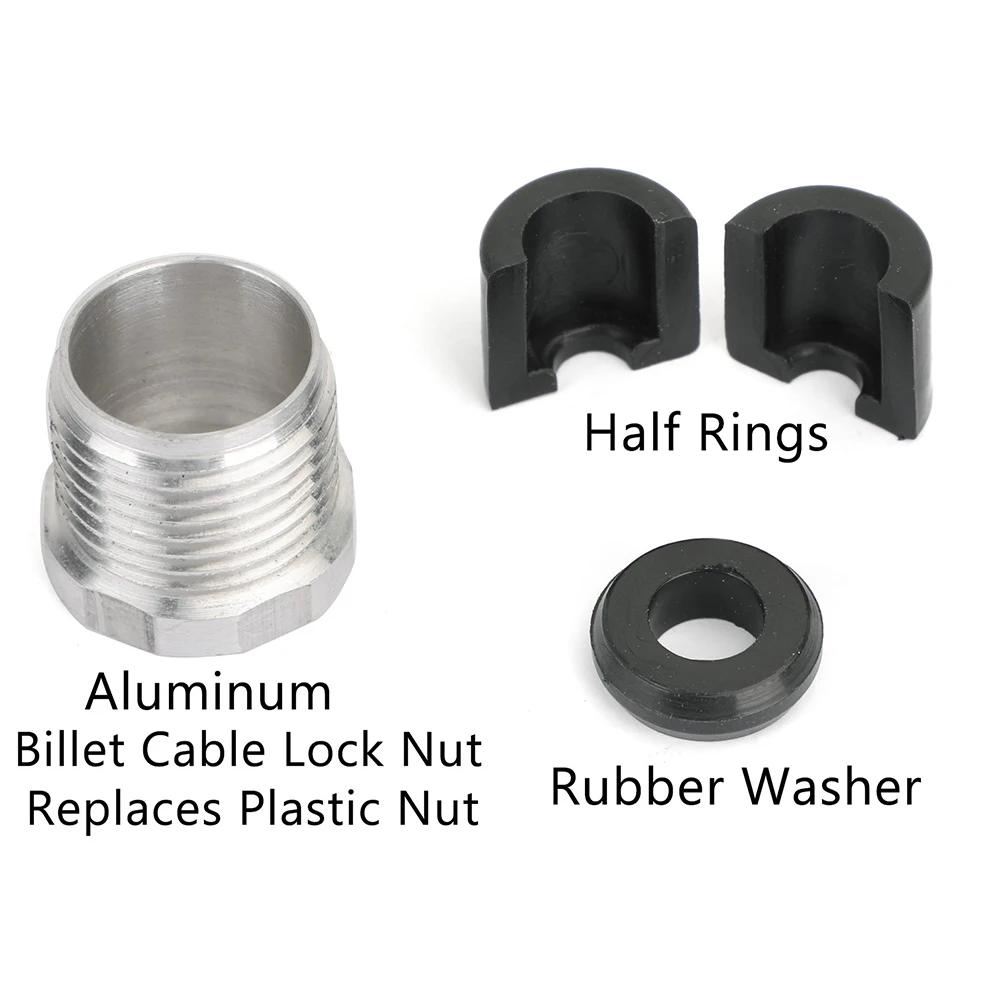 4Pcs Cable 21110009 277000055 For Sea-Doo Plastic Nut Kit For Seadoo 277001729 Upgraded Anodized Anti-Loosening