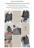 Women's Wool Cardigan: Round Neck Color Block, Embroidered Two-Piece Coco Style Sweater