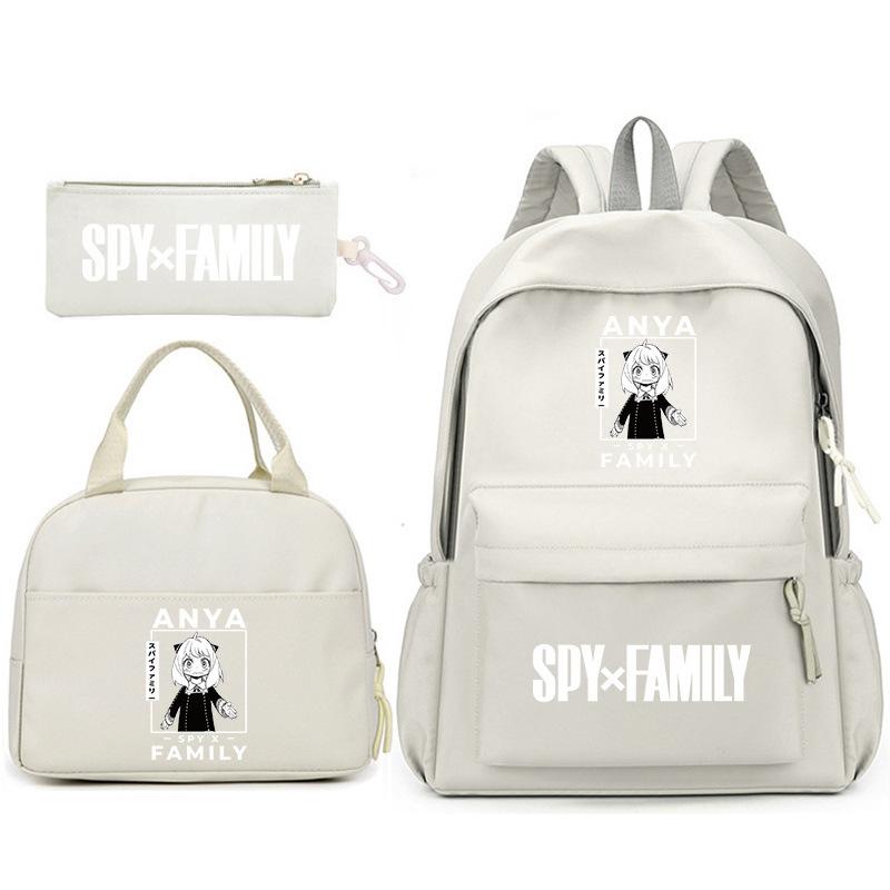 School Season Spy Playhouse Printed Backpack Pencil Bag Shoulder Bag Leisure Primary And Secondary School Students Schoolbag