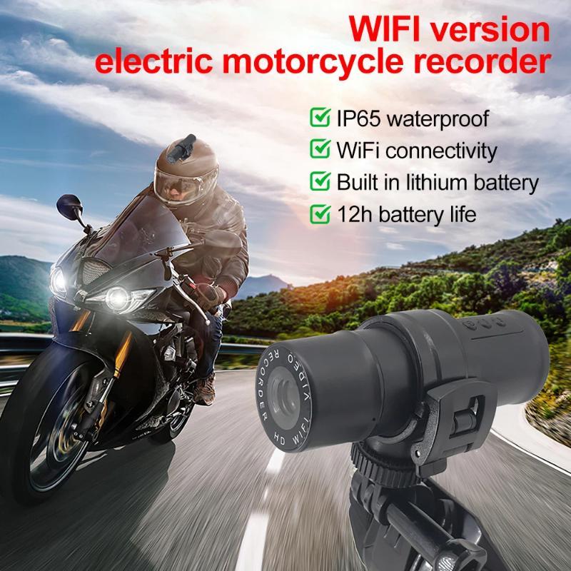 Motorcycle Dashcam, HD 120° Wide-angle Sports Camera, Video Recorder for Bicycles, Motorcycles, and Cars