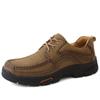 Outdoor Sports and Casual Waterproof Non-Slip Hiking Shoes Autumn Mountain Climbing Hiking Leather Shoes Genuine Leather Plus Size 46 Men's Shoes