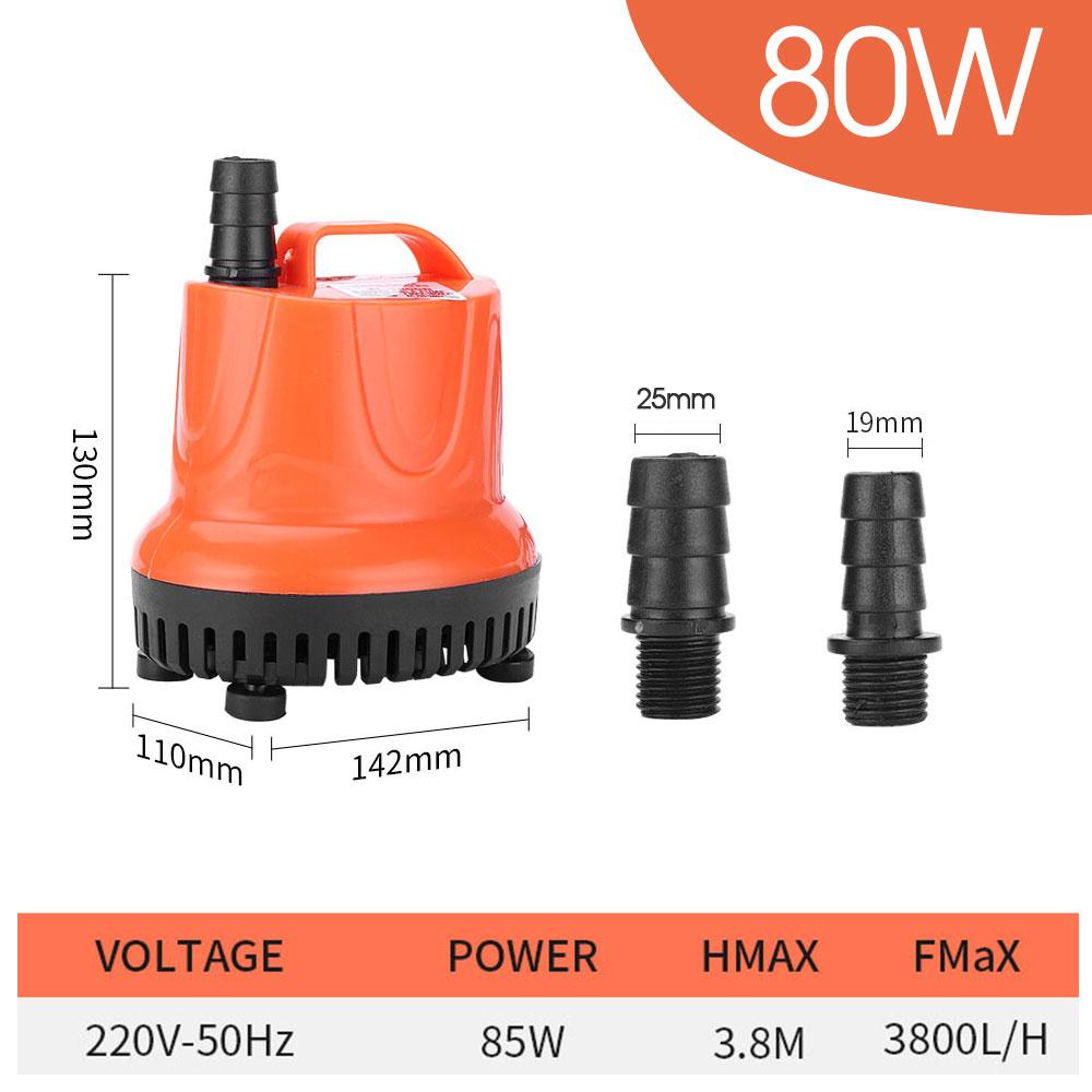 30/45/60/85/110 W 220V Bodenabsaugende Wasserpumpe für Garten-Fischteich Leise Tauchpumpe Multifunktionale Kleine Absaugpumpen