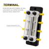 8 Terminal Bus Bar 150A BusBar Block with Cover Ground Distribution Power Distribution Terminal Block for W/ 8 M6 Screws