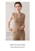 Chic Light Luxury V-Neck Cashmere Knit Women's Slim-Fit Vest for Autumn/Winter