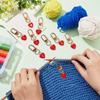 1PC Lobster Buckle Gift Metal Party 26 English Letters Keychain Marker Heart Shaped Red Love Keychain Design DIY Creativity