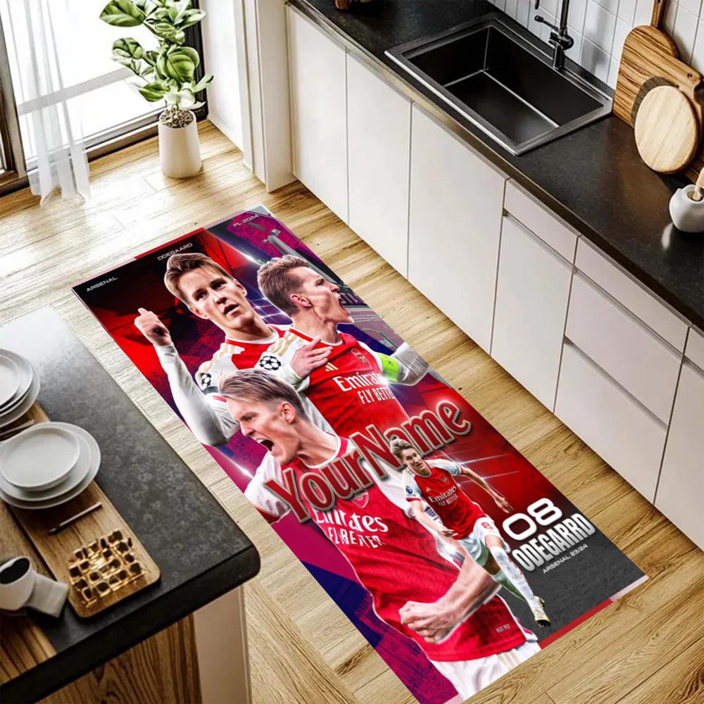 Arsenal Customize Your Name Kitchen Rug Runner Rug Laundry Mat Hallway Entryway The Best Gift Choice
