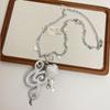 Y2K Jewelry Musical Notes Wings Heart Pendant Necklace For Women Harajuku INS Accessories Korean Fashion Chain Necklace Punk