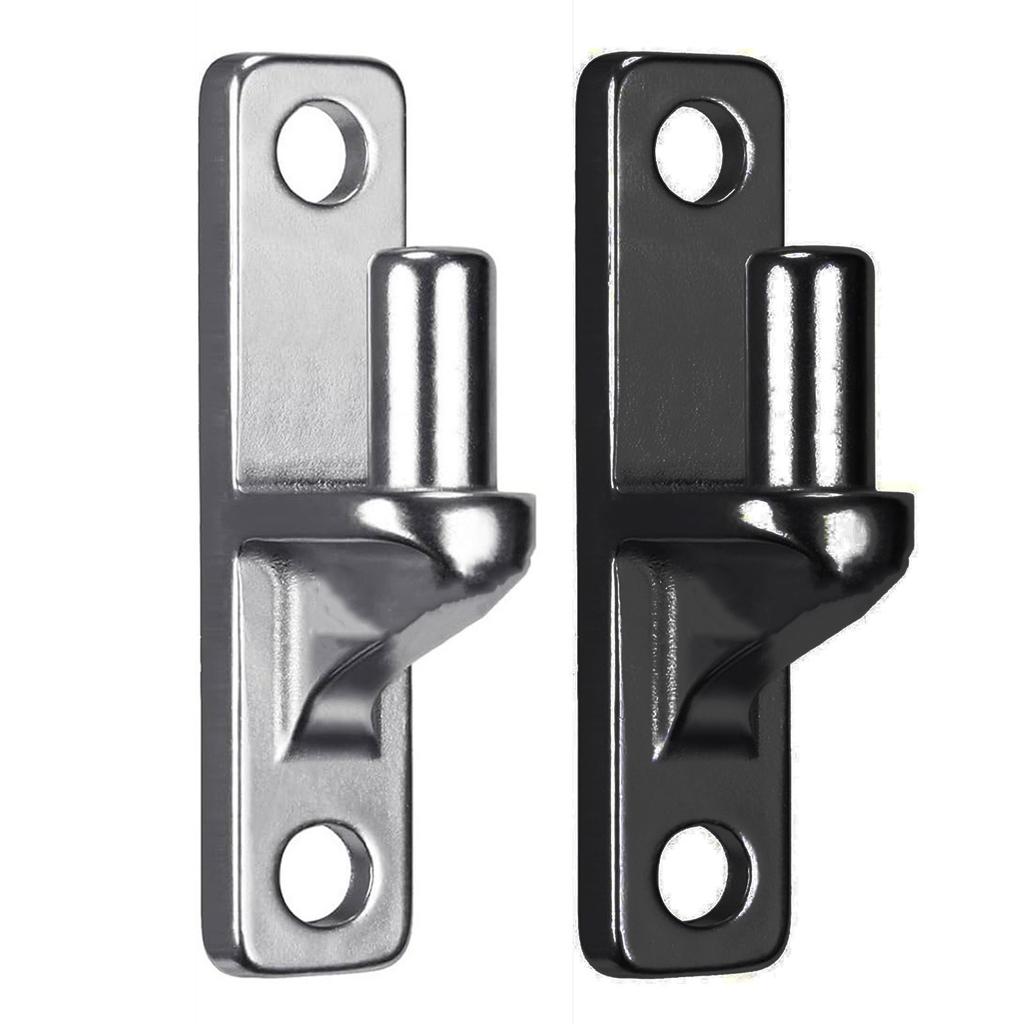 1/2/4 Pack Wall Mount Gate Hinges Portable Wall Plate Hinges for Outdoor Chain Link Fence Gate with 5/8Inch Hinges Pin