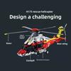 Rescue H175 Helicopter Childrens Puzzle Assembly Building Block Toy Gift For