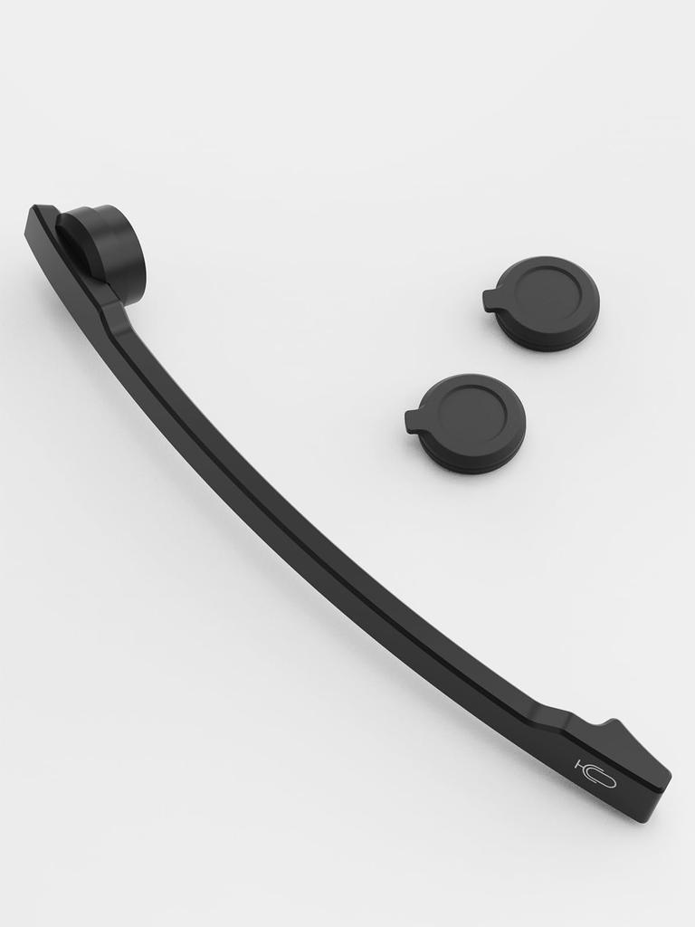 Bluetooth-Headset für G9, 1 abnehmbares Mikrofon, 2 Mikrofonloch-Schutzbügel (Schwarz)