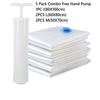 6 Pack Multiple Sizes Vacuum Storage Bags with Pump Big Moving Bags Vacuum Sealed Bags Organizer Space Saver Bags For Clothes