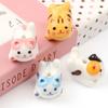 Makeing Bracelet Ginger Cat Beads Kitty Fortune Cat Loose Spacer Beads  Pendant