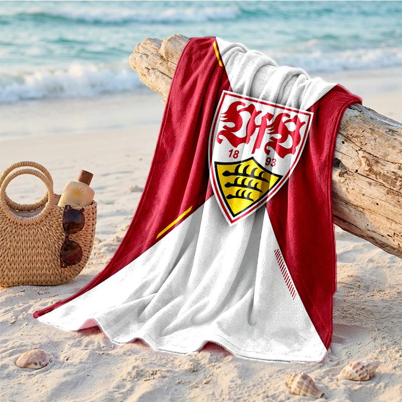 VfB Stuttgart Themen Strandtuch Weich Schnell?Trockenes Handtuch für den Sommerstrandurlaub beim Schwimmen