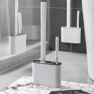 Toilet Brush Household Dead-end Bathroom No-hole Silicone Cleaning Gods Wall-mounted Toilet Brush