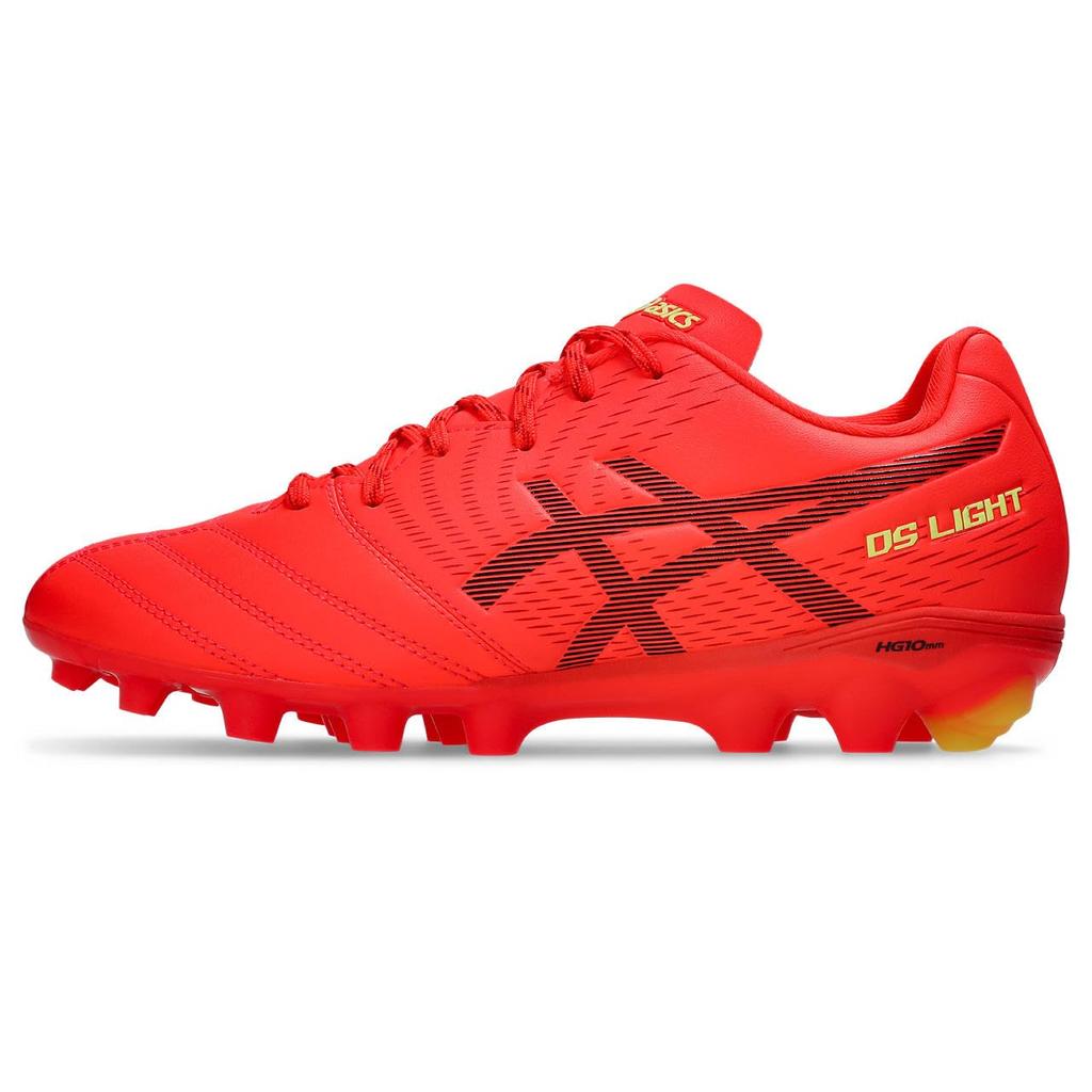 Asics DS LIGHT JR GS 1104A054 Soccer Size 600 Size 2E Shoes, Unisex, (Flash Red/Black), 23.5 Cm,