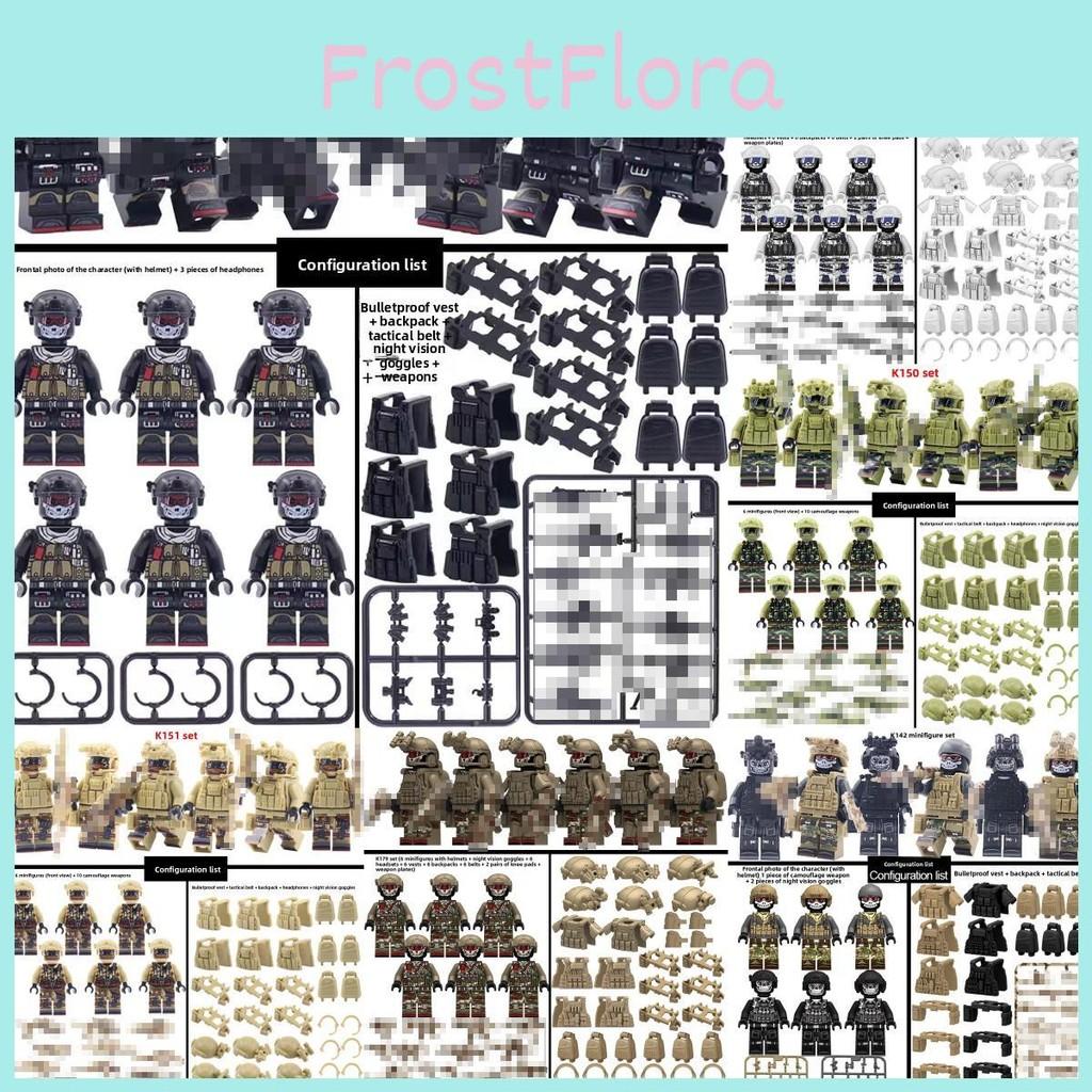 Military Ghost Weapons Specia Force Soldier Swat Tactical Parts Toys