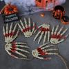 Scary Fake Skeleton Hands Realistic Spirit Claw Halloween Skeleton Hands  Halloween Themed Party