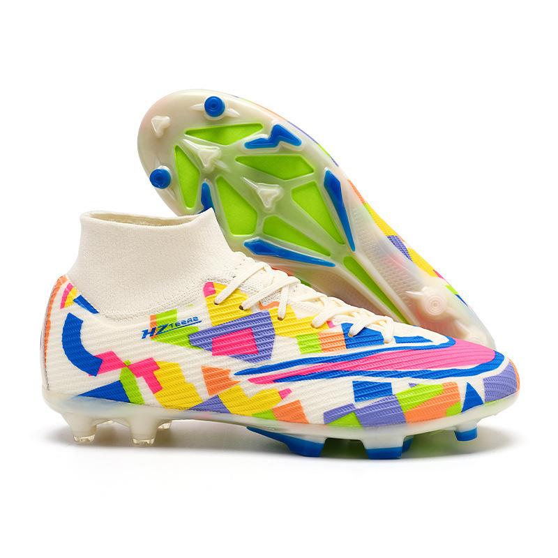 European Cup Thorn Football Shoes New Grass Spikes Men's and Women's Broken Nails Mbappe Training Shoes