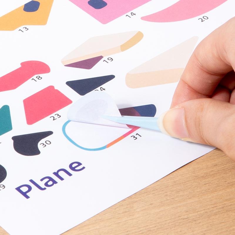 Early Childhood Education Scene Sticker Book Focus Cultivation Quiet Sticker Book Enlightenment Puzzle Cognitive Sticker Book