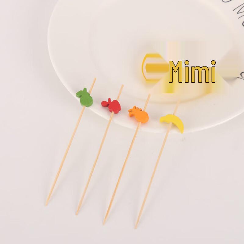 Disposable Artistic Bamboo Fruit Picks