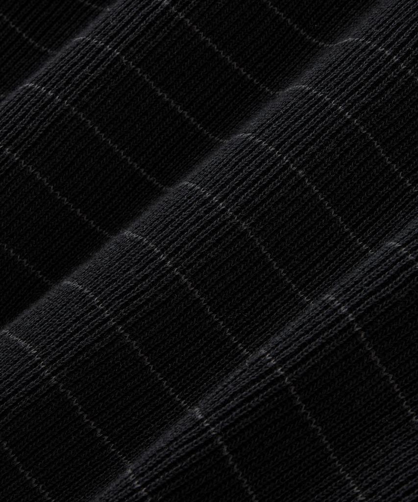 Beulaendideu Refined Stripe Henley Half Knit [Black]