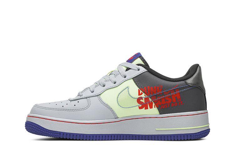 Kids' Sneakers Nike Air Force 1 Low Dunk It (GS) Pure Platinum/Rush Violet