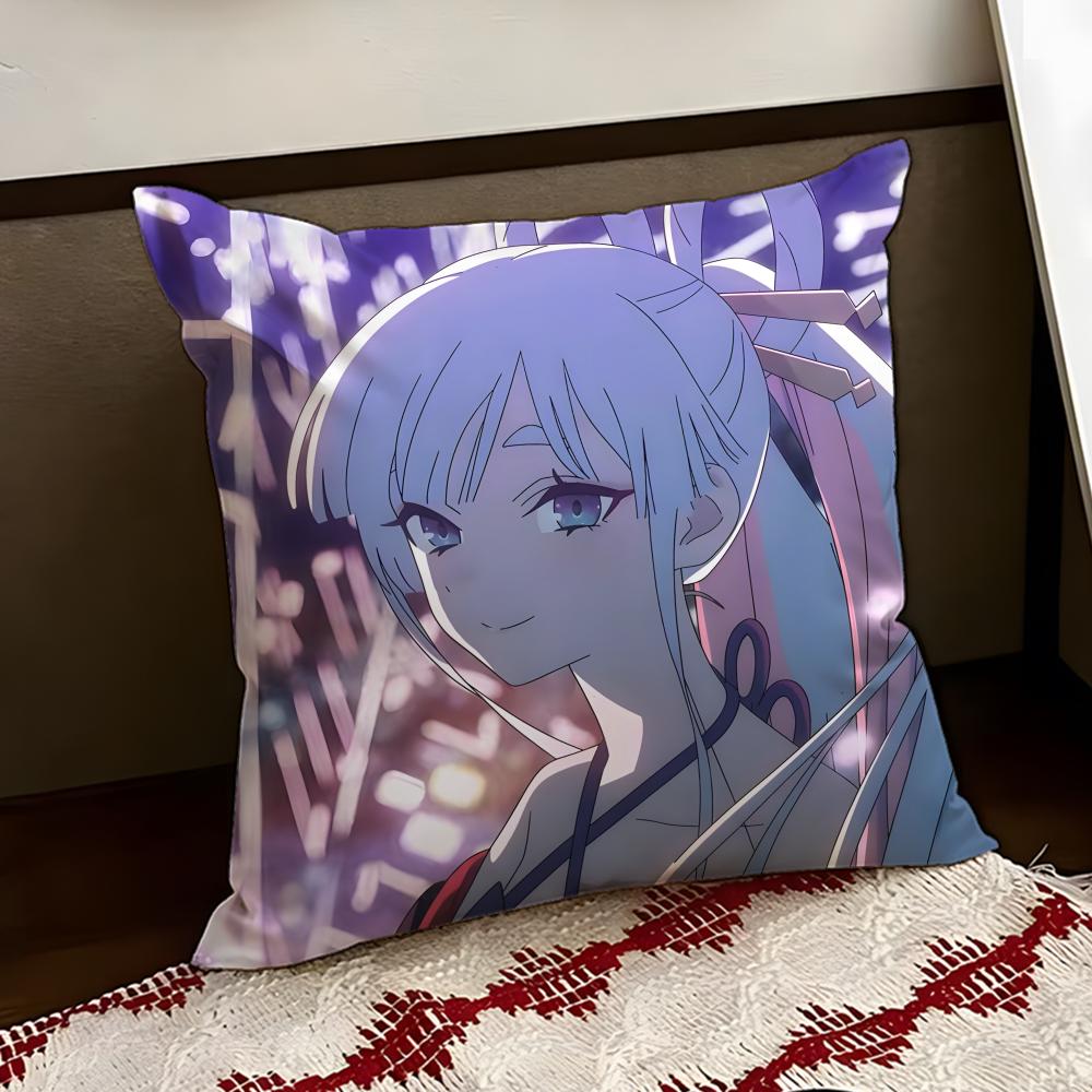 Anime CCosmic Princess Kaguya Cushion Cover Reversible Soft Durable Pillow Cover Home  Car MultiScene Use for Daily Comfort