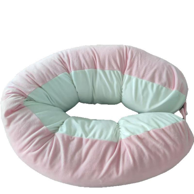 Multi-Functional Pea Bolster Pillow for Girls and Pregnant Women, Full-Body Support for Side Sleeping and Leg Clamping