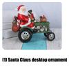 Christmas Figurine Figure Decors Resin Santa Clauses Statue Christmas Decorative Figurine Table Centerpieces for Holiday