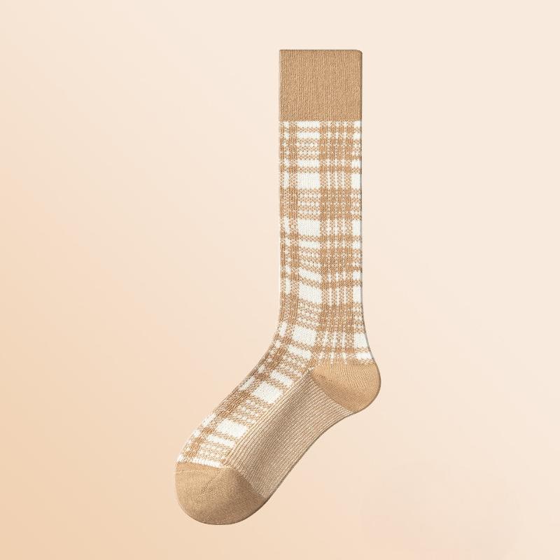 Retro Peacock-patterned Ankle Socks for Children, Suitable for Autumn and Winter, Slimming and Warm Cotton Socks