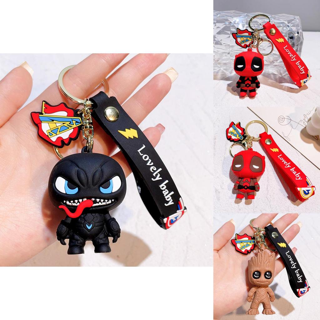 Unique 2024 Deadpool Keychain Silicone Gift