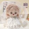 Wedding Dress 20cm Cotton Doll Clothes 20cm Doll Flower Dress  DIY Keychain Pendant