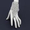 Chic European Beaded Finger Ring Bracelet for Women