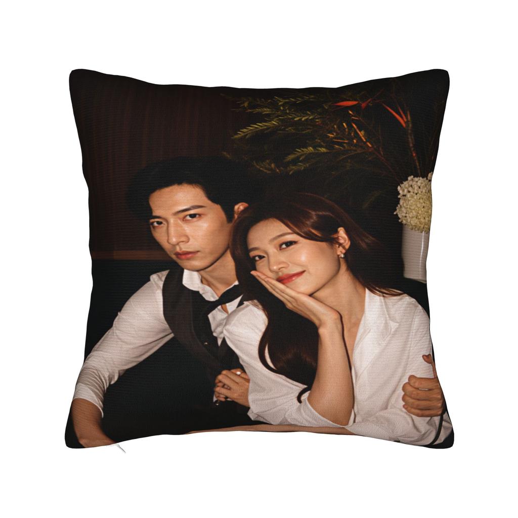 Jing Boran Sun Qian Luke Flora  Pillowcases  Kawaii Pillow Case For Living Room Sofa Custom Pillow Cover