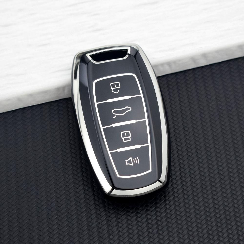 4 Buttons New Tpu Car Key Case Cover For Great Wall Haval Hover H1 H4 H6 H7 H9 F5 F7 H2S Gmw Coupe Protected Keyless Case Rings