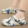 Cool Slippers Summer New Large Size Hole Shoes Men's Non-slip Soft-soled Beach Shoes Trendy Casual Bag Head Sandals Men