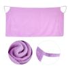 Shoulder Straps Wearable Women Skirt Dress Bath Towel Wrap Spa Beach Purple